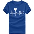 thumbnail image 2 of Birdeem Unisex T-Shirt Printed Pattern Casual Fashion Soild Color Short Sleeve Tops, 2 of 7
