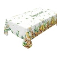 thumbnail image 2 of Deeceymbur All Season Waterproof Table Cover Cute Rabbits Easter Egg Floral Print Indoor Outdoor Picnic, 2 of 6