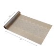 thumbnail image 2 of IH Casa Decor Vinyl Table Runner 72" Diamond Band Gold - Ensemble De 2, 2 of 3