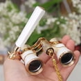 thumbnail image 2 of XZNGL Night Binoculars with Night Vision Opera Glasses 3X25 All Metal White Chrome Plated Night Vision Binoculars with Wide Focusing Angle and High-Definition, 2 of 6