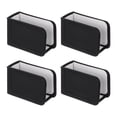 thumbnail image 1 of Uxcell Ensemble de 4 Protecteurs d'Angle en Silicone, Étanchéité pour Armoires et Poignées de Tiroirs, Pare-Chocs de Sécurité en Forme de g pour Garde-Robe, Table, Meubles, Noir, 1 of 6