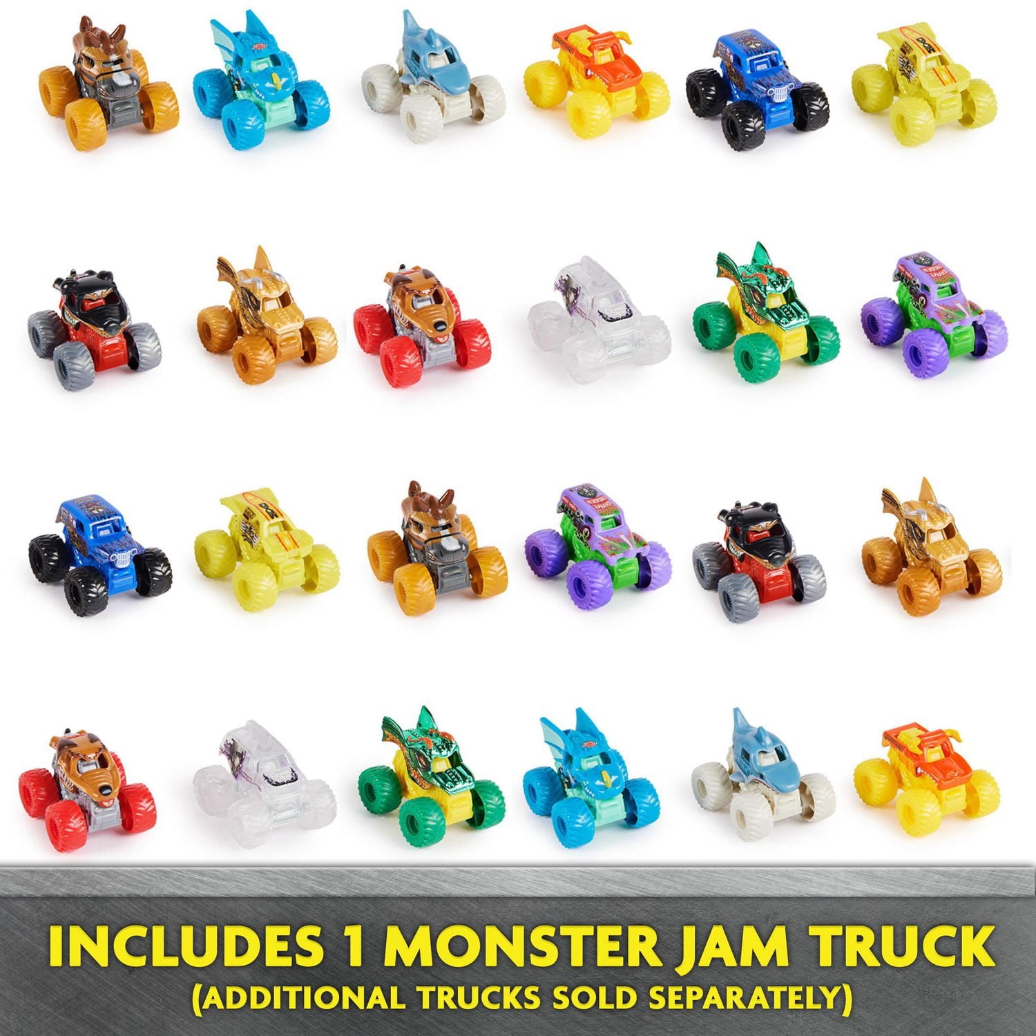 Monster Jam, Official Mini Mystery Collectible Monster Truck (Styles May Vary), 1:87 Scale