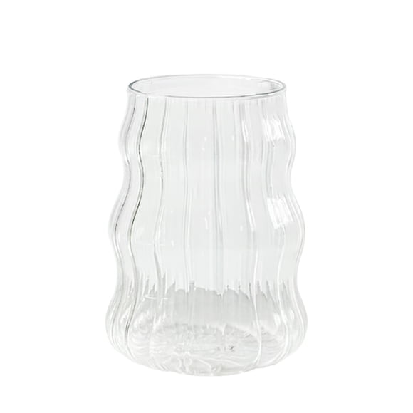 Better Homes and Gardens Brand Clear Fluted Bubble Glass 16-ounce