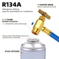thumbnail image 4 of YOPTOP Refrigerant Recharge Ac Air Kit R134A 134A Car Conditioning Hose Con Refill Gauges R12 Gas Charging 30Lb Filler Sealant, 4 of 7