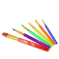 thumbnail image 4 of TINY HANDS Bright Pop Paint Brushes, Translucent Handles, 6 Pieces, Ages 3+, 4 of 6