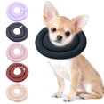 thumbnail image 3 of CBFFDC Collier pour Chats Léger Réglable Facile à Porter Cheveux Non Collants Respirant Collier pour Chien 2 Couches Collier pour Animaux, 3 of 6