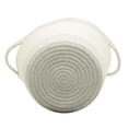 thumbnail image 4 of Cotton Rope Storage Basket with Boucle Heart Patch, 4 of 8