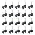 thumbnail image 1 of Unique Bargains Cable Clips with Steel Nail, 200Pack 6mm/0.24' Plastic Cable Wire Clips, Ethernet Cable Clips Nail in Cable Clips, 1 of 6