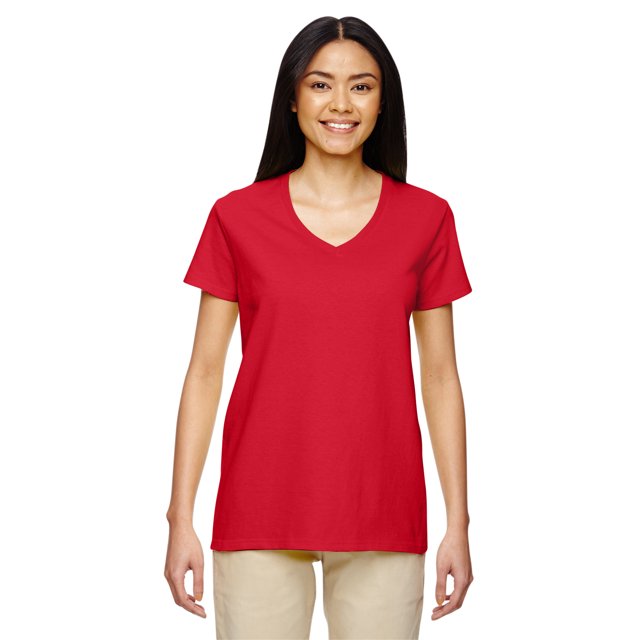 Gildan Heavy Cotton Ladies' V-Neck Tee