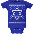 thumbnail image 1 of Grand Pull Étoile de David Moche Hanukkah Doux une Pièce pour Bébé, 1 of 1