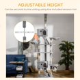 thumbnail image 3 of Large Light Grey Cat Tree Condo - 94"-102" Multi-Level Activity Center with Scratching Posts & 2 Condos | Living Room, Bedroom & More, 3 of 7