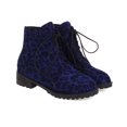 thumbnail image 5 of Bottes Hautes à Plateforme à Talons Hauts Épais pour Femmes à Manches, à Agencement de Couleurs de Fleurs d'Automne et d'Hiver, 5 of 5