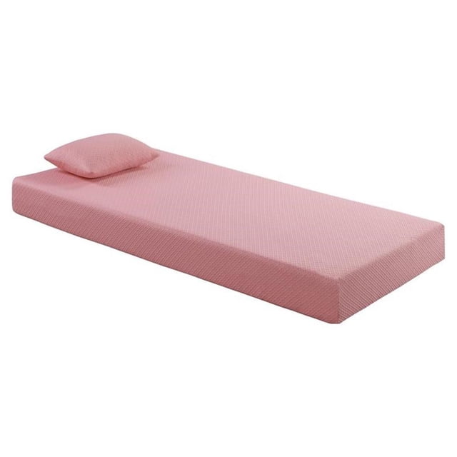 Lexicon Literie Homelegance 7 Pouces Ensemble de Matelas Simple Moderne en Tissu Rose