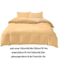 thumbnail image 4 of Dvruxg 4-Piece Washed Polyester Bedding Set – Soft, Breathable & Fade-Resistant | Includes Duvet Cover, Fitted Sheet & 2 Pillowcases | Multicolor, Double-Sided Design (Twin/Full Sizes), 4 of 5