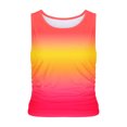thumbnail image 2 of Plebaso 2025 Womens Ruched Tank Tops Slim Crewneck Sleeveless Shirts Fashion Printed Going out Blouses, 2 of 4