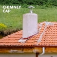 thumbnail image 4 of WHAMVOX Chimney Caps for Outside Flue Chimney Cover Stainless Steel 1Pack Rainproof for Outdoor Use, 4 of 7