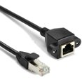 thumbnail image 2 of 0.6m Male To Female RJ45 Ethernet Internet Network Male To LAN Extension Cord Cable RJ45 Shielded Cable, 2 of 6
