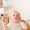 thumbnail image 3 of First-Grade Kids Cutlery Set,2 Pcs Safe Fork & Spoon,Silicone Grip,BPA-Free,Easy-Grip Design,Durable for Toddlers,Mealtime Utensils for Baby & Preschoolers,PENDANE,Pink, 3 of 9