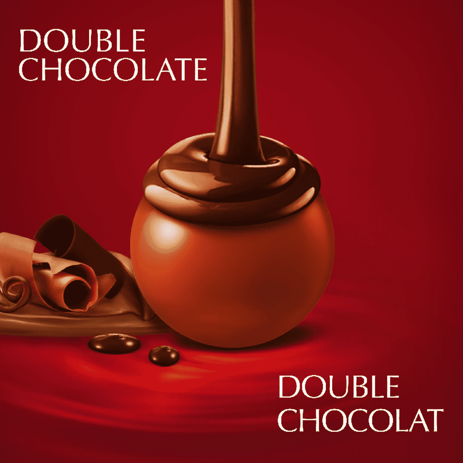 Lindt LINDOR Double Chocolate Truffles, 150-Gram Bag