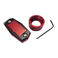 thumbnail image 3 of Lipstore Pool Chalk Holder Billiard Cue Chalk Box Mini Aluminum Alloy Chalk Case Pool Red with Back, 3 of 8
