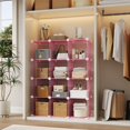 thumbnail image 4 of EDTara Modular Wire Cube Storage Organizer, 12-Cube Metal Grid Shelf Unit for Closet, Books, Office, or Entryway, 4 of 9