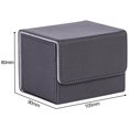 thumbnail image 1 of Card Deck Case Organizer Storage Box for storage cards MTG Cards Poker Cards Sport Card Black, 1 of 6