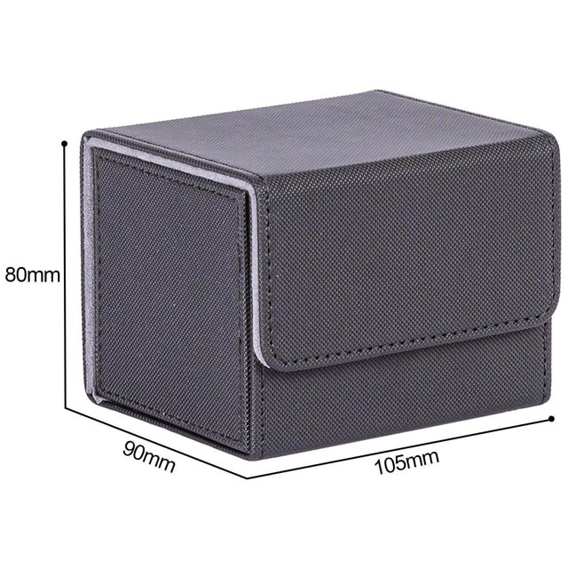 Card Deck Case Organizer Storage Box for storage cards MTG Cards Poker Cards Sport Card Black
