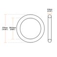thumbnail image 3 of Unique Bargains O-Rings Nitrile Rubber 252.8mm Inner Diameter 270mm OD 8.6mm Width Round Seal Gasket 2Pcs, 3 of 3