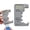 Gris, variante sur HLONK Testeur de Pile LCD - Détecteur Numérique Portable de Capacité de Pile avec Mesure de Tension pour Piles à Bouton CA AAAA 9V C D - Usage à la Maison et au Bureau