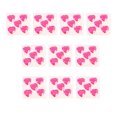 thumbnail image 2 of Heart Rhinestone Stickers Acrylic Crystal Gems Portable Fashionable Acrylic Crystal Multipurpose Decorative Handheld Clothes Scrapbooking DIY Crafts Necklace Peach Red, 2 of 6