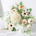 thumbnail image 3 of Meitianfacai Artificial Flowers, Artificial Peony Small Silk Flowers Fake Peonies Bouquet Rose Flower Arrangement Table Centerpiece for Dining Party Home Decoration, 3 of 4