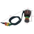 thumbnail image 3 of EeaseCA Wooden Classic Drummer Mini Djembe Percussion African Hand Drum Gift For Music Fan, 3 of 6