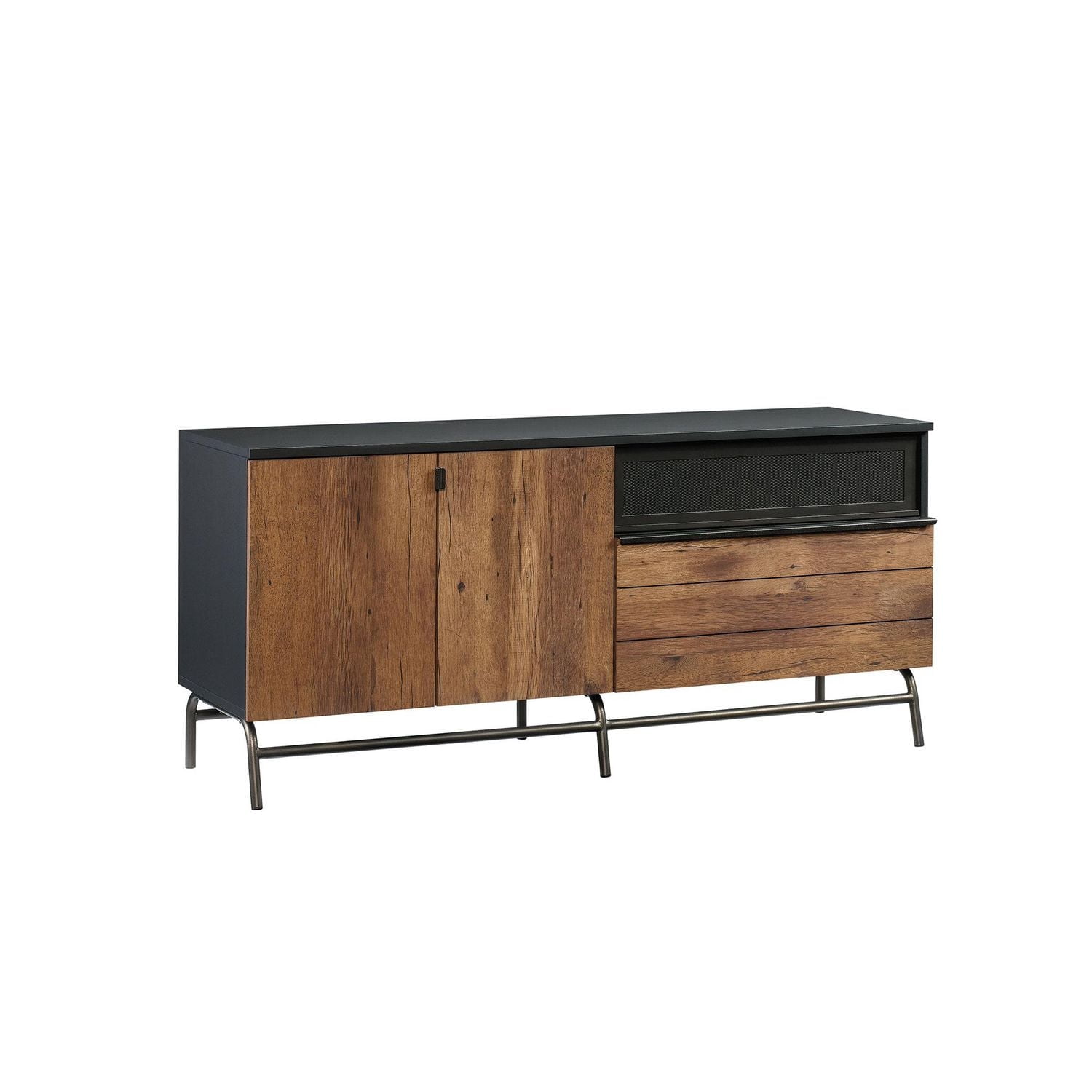 Sauder® Collection Boulevard Café Crédence, Finition Vintage Oak, 420667