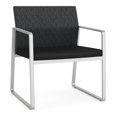 thumbnail image 1 of Gansett Reception Oversize Guest Chair / Silver Steel / Dark Gray / Black, 1 of 5