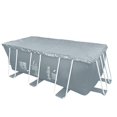 thumbnail image 2 of Pool Central 5.9' x 12.6' Gris Rectangulaire Pool Cover avec des Liens de Corde, 2 of 3