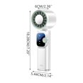 thumbnail image 3 of High Speed Handheld Fan, Rechargeable Portable Cooling Fan with 4000mAh Battery, 199 Speed Settings, for Travel and Outdoor Use, 3 of 8