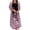 Floral Print, variant on CEHVOM Women Two Piece Dress with Cardigan Set,Elegant Dress Sets for Women Business Casual Round Neck Floral Print Flowy Summer Dresses for Women 2024