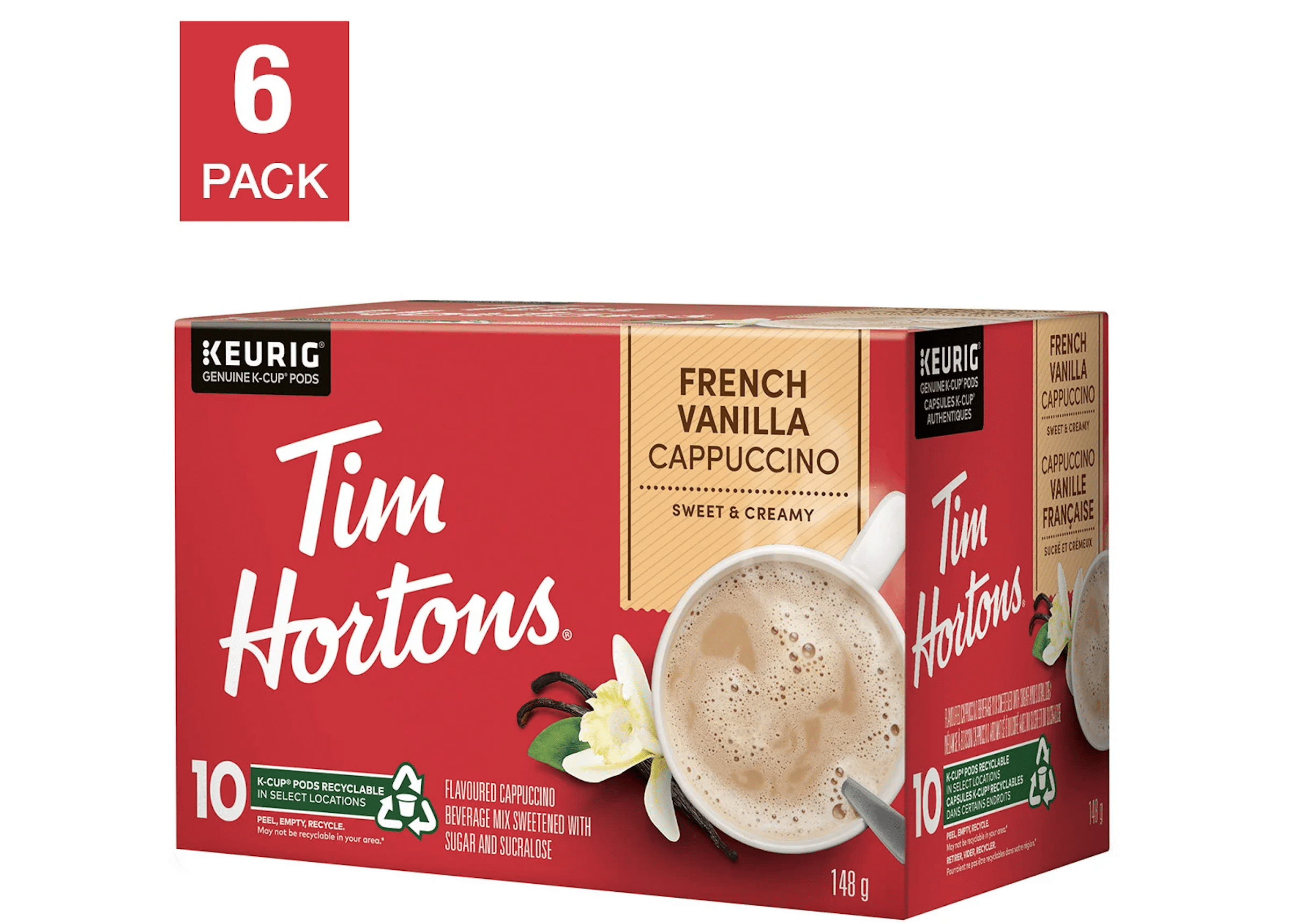 Tim Hortons French Vanilla Cappuccino K-Cup Pods, 60-count