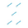 thumbnail image 1 of QualitChoice Serre-Tête Extensible Bandeau de Sport Réglable Style Simple Élastique Accessoires de Coiffure Femmes Hommes pour Yoga Gym Bleu 5Ensemble, 1 of 6