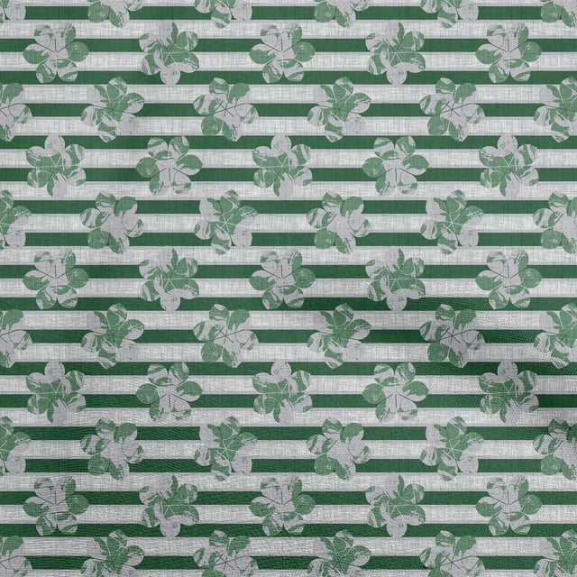 oneOone Cotton Silk Green Fabric Block Sewing Craft Projects Fabric Prints By Yard 42 Inch Wide-Y8