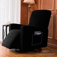 thumbnail image 4 of Subrtex Housse Extensible pour Fauteuil Inclinable 1 Pce, Housse Texturée à Carreaux avec Poches, 4 of 6