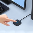 thumbnail image 1 of USB Fingerprint Reader for 10 11 PC, 360 Degree Touch Fast Matching Biometric Fingerprint Scanner, Portable USB Fingerprint Logger, 1 of 7