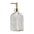 thumbnail image 2 of UsRHHA Glass Hand Soap Dispenser Bottle, Refillable Soap Dispenser for Bathroom, Reusable Lotion Shampoo Dispenser for Kitchen Countertop Sink, 2 of 6