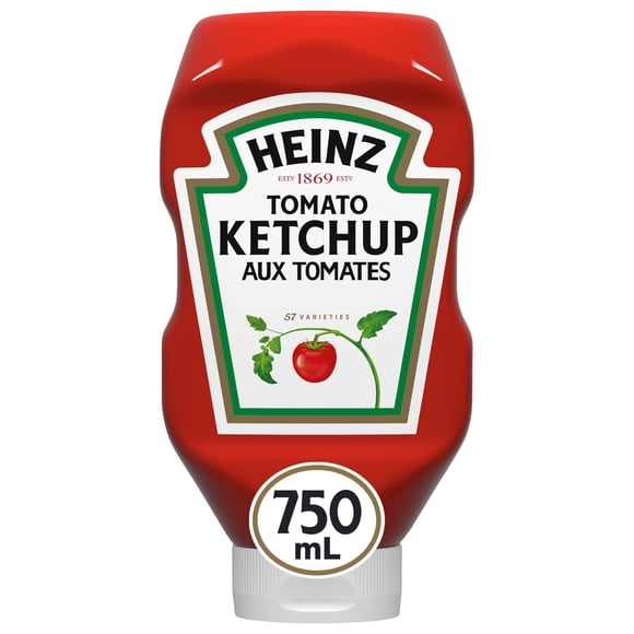 Heinz Tomato Ketchup, Prepared in Canada, 750 mL Squeeze Bottle