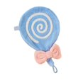 thumbnail image 3 of Cute Kids Hand Towel Thickened Soft Coral Velvet Absorbent Hand Towel with Hanging Loop for Bathroom Kitchen Blue, 3 of 6