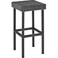thumbnail image 2 of Pemberly Row Tabouret de Bar de Patio en Osier de 29 Pouces (Ensemble de 2), 2 of 5