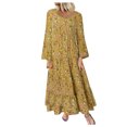 thumbnail image 2 of LSLJS Women Plus Size Casual Loose Sleeveless Floral Daily Linen Print Long Maxi Dress, 2 of 7