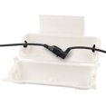 thumbnail image 1 of Outdoor IP44 Waterproof Connection Box by Restmo, Weatherproof Electrical Extension Cord Cover, Safety Seal Enclosure to Protect Holiday Decorations, LED Strip Light, Power Tool, Fountain,White, 1 of 8