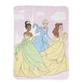 thumbnail image 1 of Disney Princess Kids Plush Fleece Throw, 100% Polyester, 1 of 4