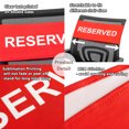 thumbnail image 4 of Aspire 12 Pcs Reserved Chair Bands 5 X 15 Inch, Reserved Chair Covers, Chair Signs for Church, 4 of 5